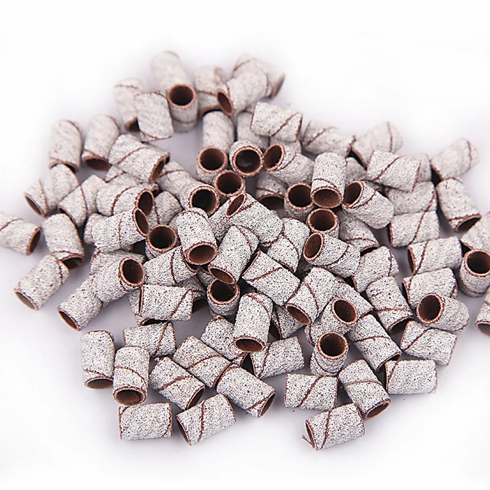 แผ่นขัดเล็บ 100 ชิ้น สำหรับมืออาชีพ เหมาะสำหรับเล็บธรรมชาติและเล็บปลอม อุปกรณ์เสริมสำหรับเครื่องเจียรเล็บ เจล