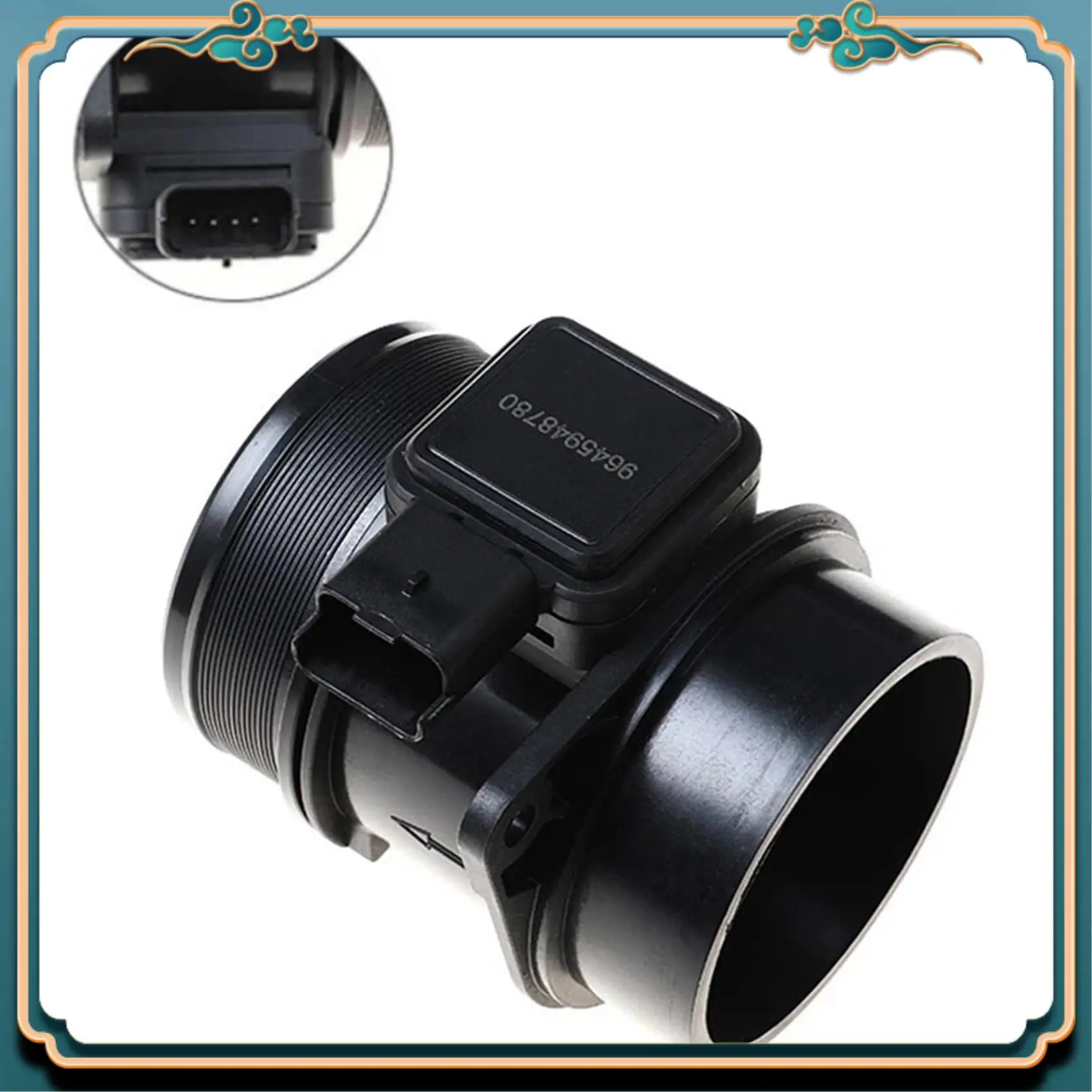 

Latest 9645948780 MAF Mass Air Flow Sensor For Citroen C4 C5 C6 For 307 308 407 607 2.0 2.7 Hdi