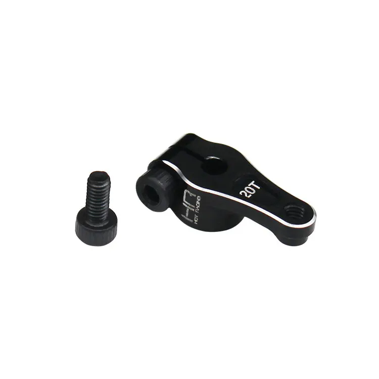 Hot Racing MTT48LH 20T Black Alum Clamping Servo Arm Fits Stock Losi SPMSSX107 Mini-T 2.0/Mini-B 2.0/Drag, Replace Los211012