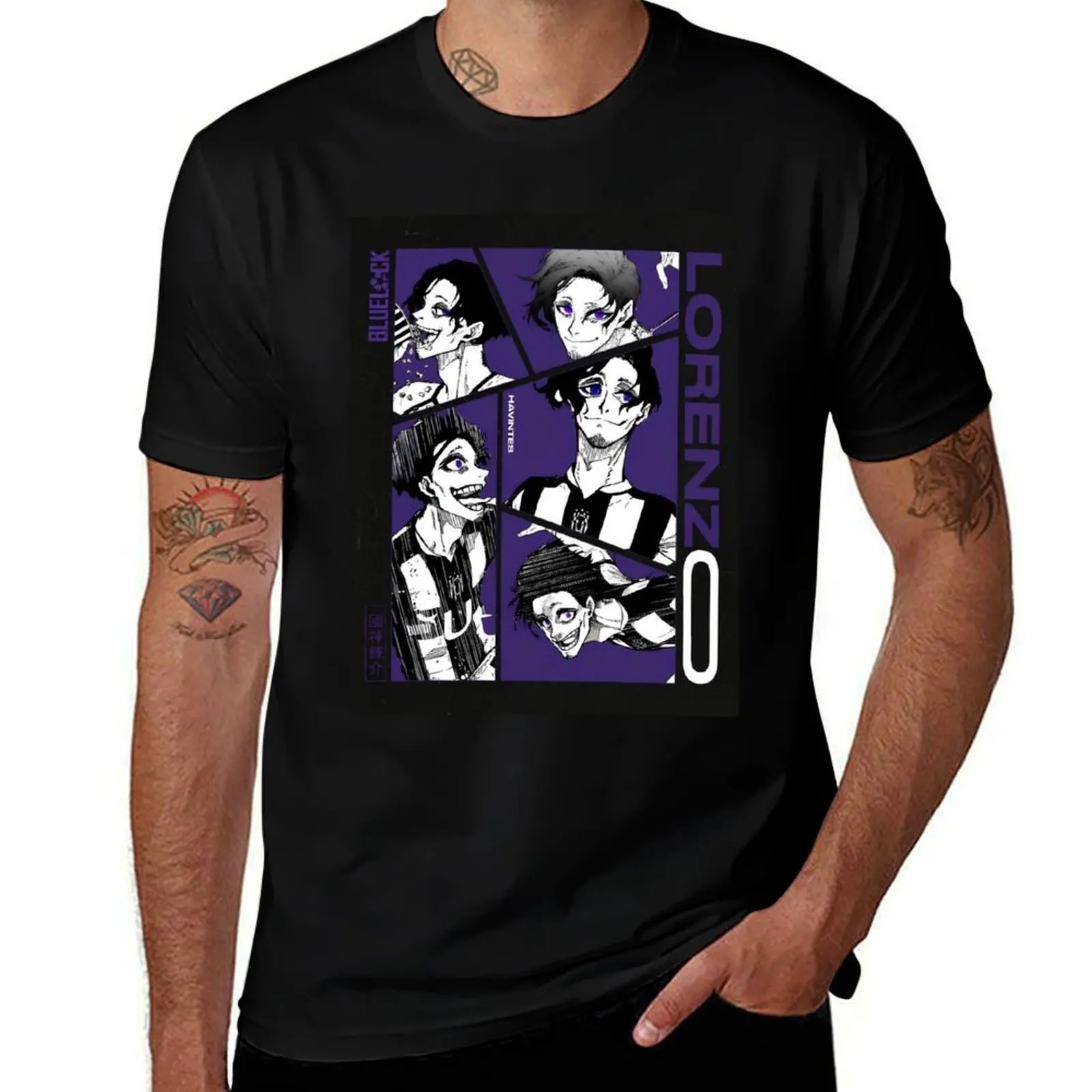 

Lorenzo Art T-Shirt anime Funny t-shirt anime stuff Anime t-shirt t shirts for men cotton