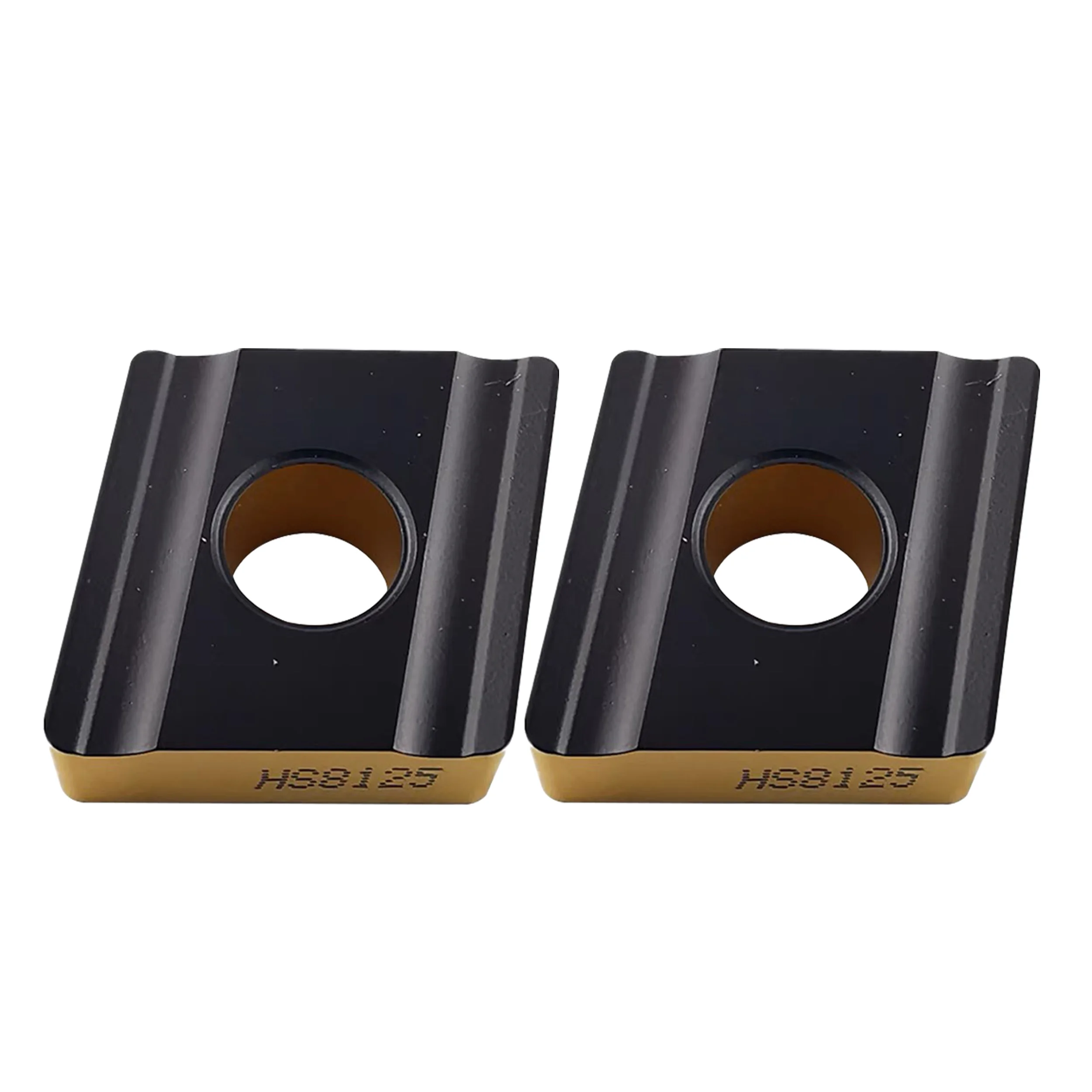Il carburo dello strumento del tornio di alta qualità inserisce CNMG120404R-M 120408L-M HS8125 ha scanalato le lame di tornitura affilate e resistenti all'usura bicolore