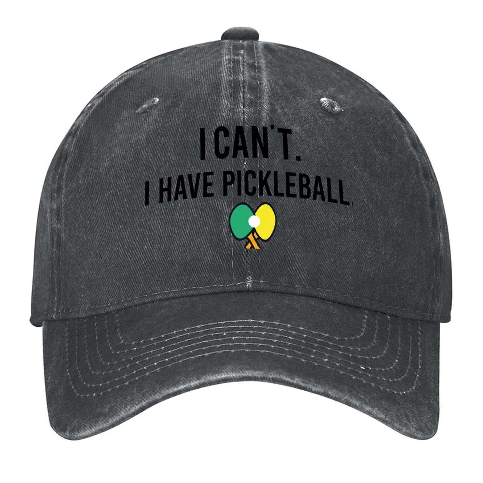 

I Can't I Have Pickleball Baseball Cap Streetwear sun hat Hat Beach Anime Hat Girl Men's