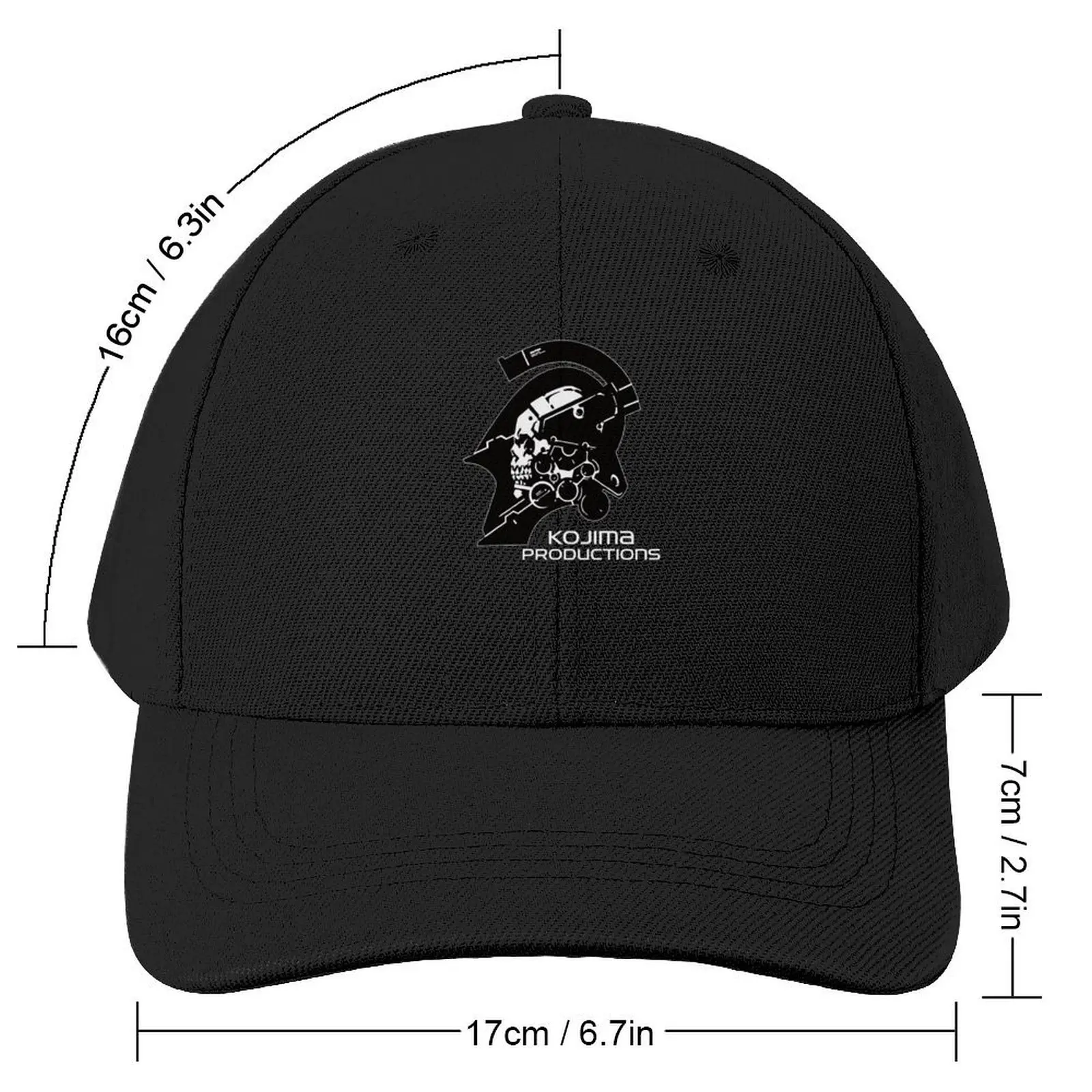 KOJIMA PRODUCTIONS New Kojipro Logo Hideo Kojima Essential Baseball Cap Golf Sunhat Snapback Cap Girl'S Hats Men's