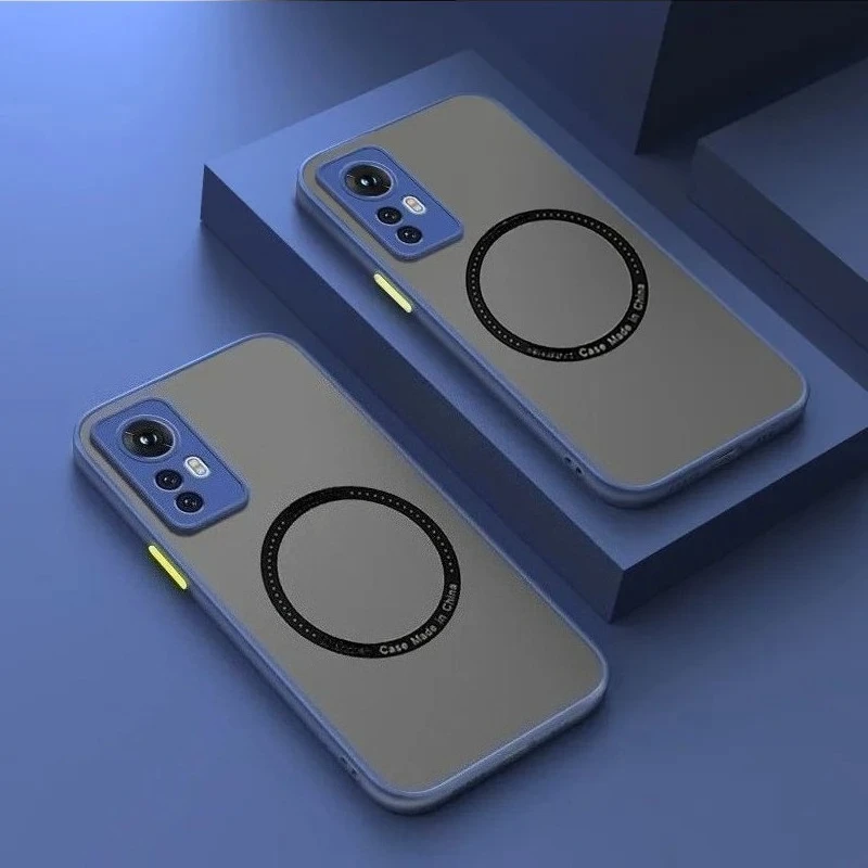 

Luxury Magnetic Wireless Charging Phone Case For Xiaomi 15T 14T 17 15 13 poco f7 Redmi Note 12S 14 13 pro Camera Protect Cover