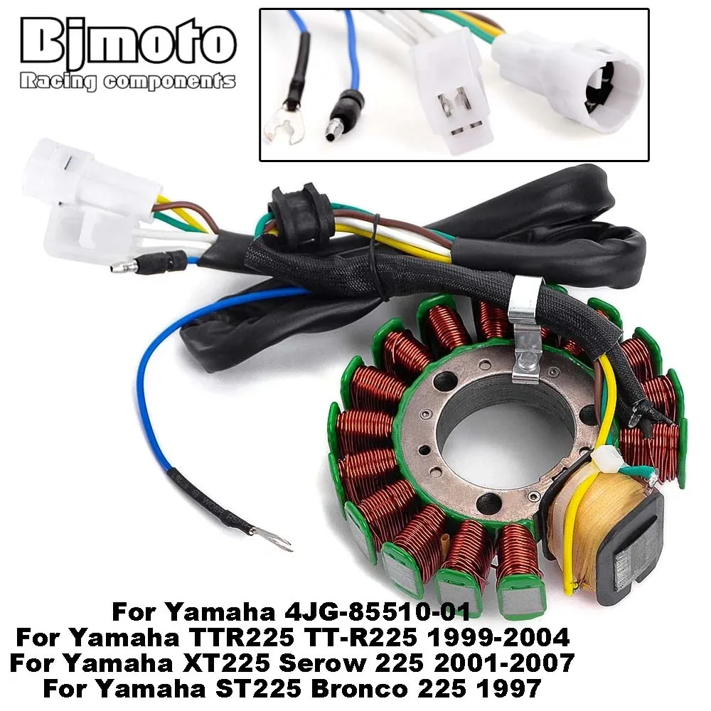 Motor Stator Coils For Yamaha TW125 TW200 Trailway 200 TW225 TTR225 TT-R225 XT225 ST225 Bronco Serow 225 YBR125 XT125R XT125X