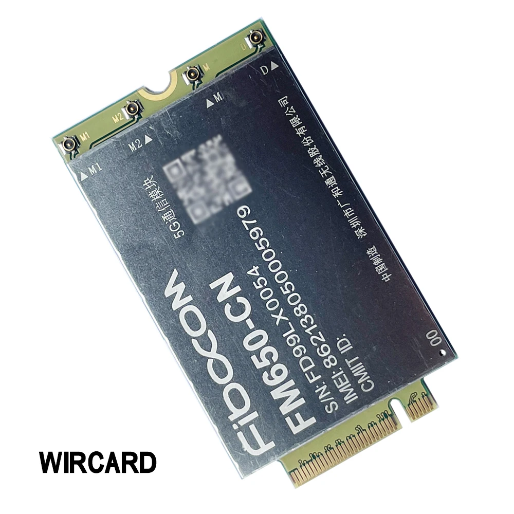 WIRCARD FM650-CN 5G NR Sub-6 SA 5Gカード M.2 5Gモジュール ノートパソコン用