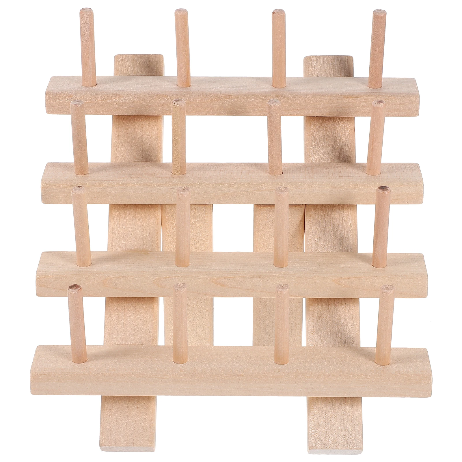 

Solid Wood Storage Rack Durable Beech Thread Bobbin Foldable Wall Table Sewing Tools Accessories Wooden Reel Racks Mini Cones