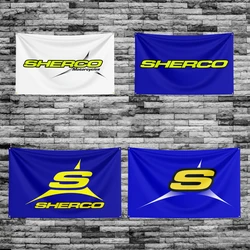 3x5 Ft Shercos Flag Polyester Digital Printed Racing Car Banner Tapestry Curtain For Decor
