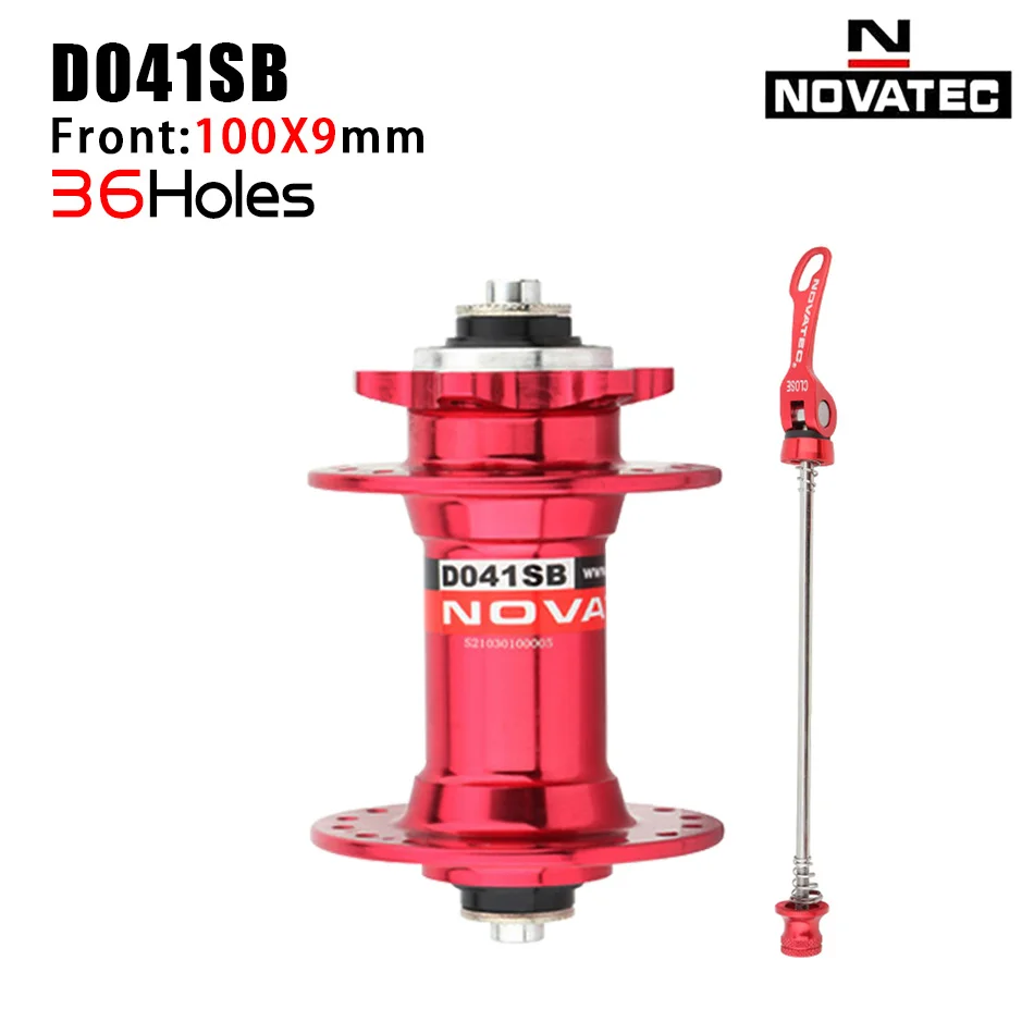 Novatec D041SB D042SB 9x100+10x135mm 24H 自転車ハブ 前後 Novatec-自転車ハブd041sb d042sb 32/36ホールmtb,8/9/10/11スピード