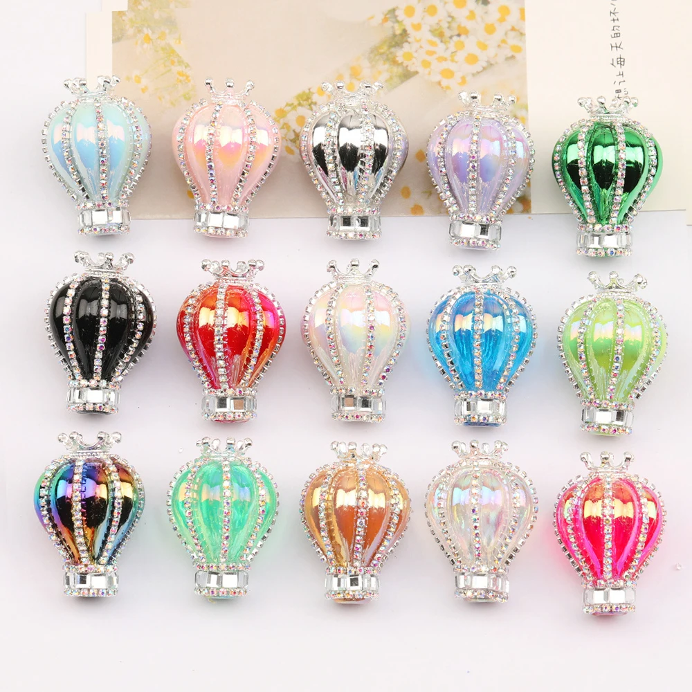 

Cordial Design 20Pcs 25*36MM Hand Made/Jewelry Findings & Components/Rhinestone Effect/Hot Air Balloon Shape/DIY Fancy Beads