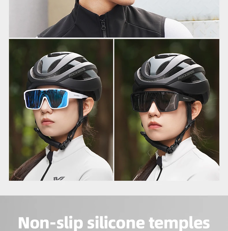 ROCKBROS Polarisierte Brille Outdoor Sonnenbrille Angeln Blendung Leichte Fahren Fahrrad Sonnenbrille Sport Radfahren Brille – Detail 25