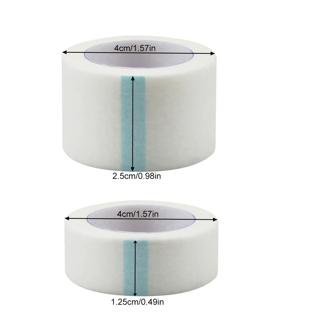 5Rolls Micropore Tape - Breathable Paper Tapes,Latex-Free Paper Surgical Tape - Individually Boxed Paper Bandage Tapes Rolls