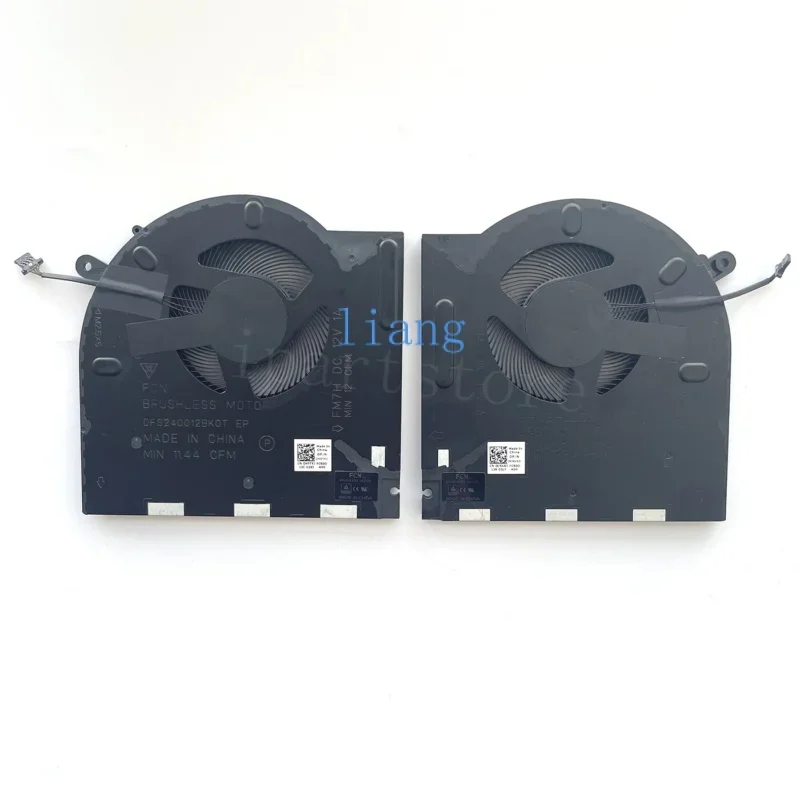 CPU GPU Cooling Fan For Alienware M17 R3 M17 R4 RTX Graphics 0H5TYJ 0CNV63