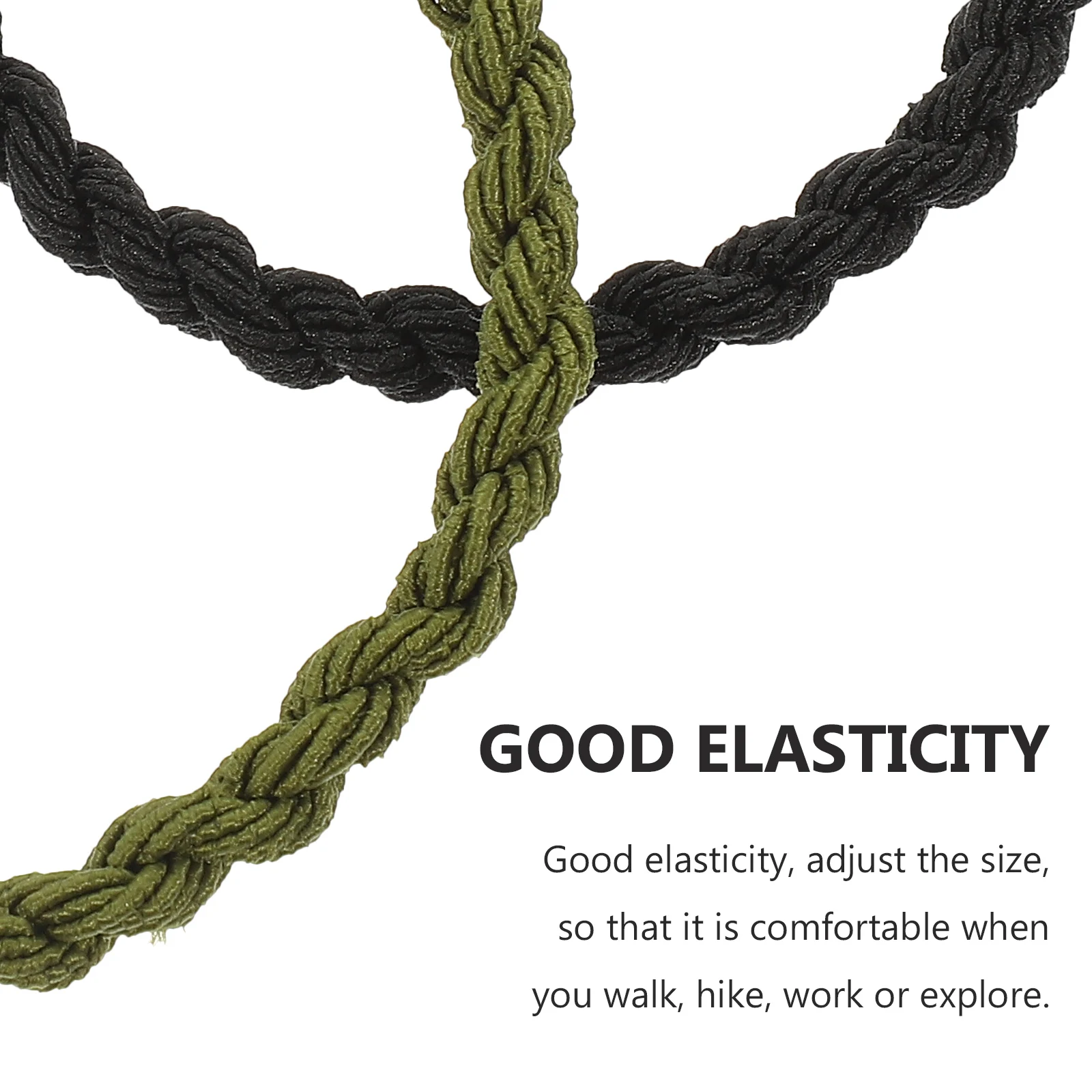 12Pcs Blousing Straps Portable Elastic Trouser Leg Bands Outdoor Hiking Camping Boots Sand Blousing Strap