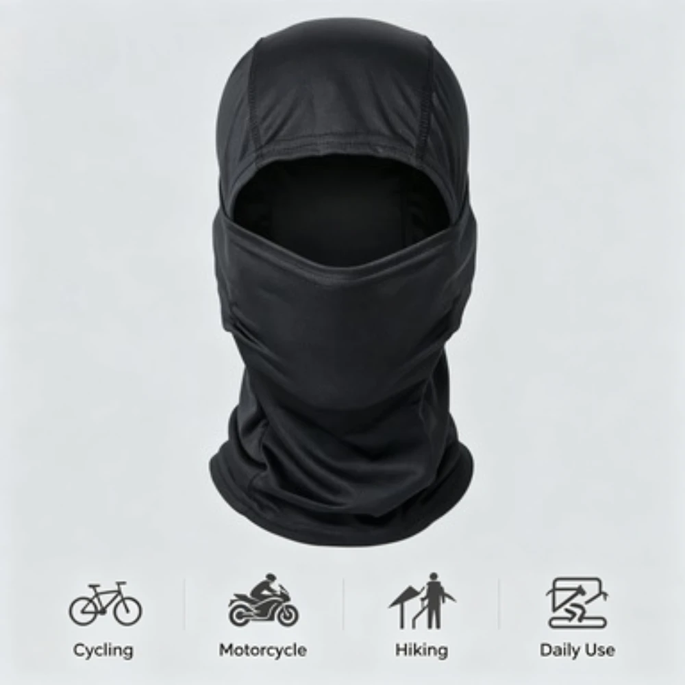 1PC Multifunctional Balaclava Cycling Mask, Windproof Dustproof Sun Protection Headscarf for Motorcycle Riding Men Women