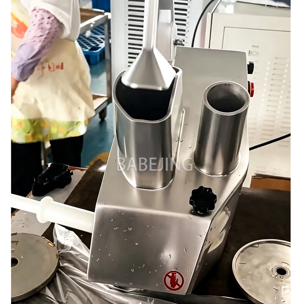 Commercial Multi‑function Vegetable Cutter Machine Electric Cheese Shredder 550W for Restaurant Food Processing