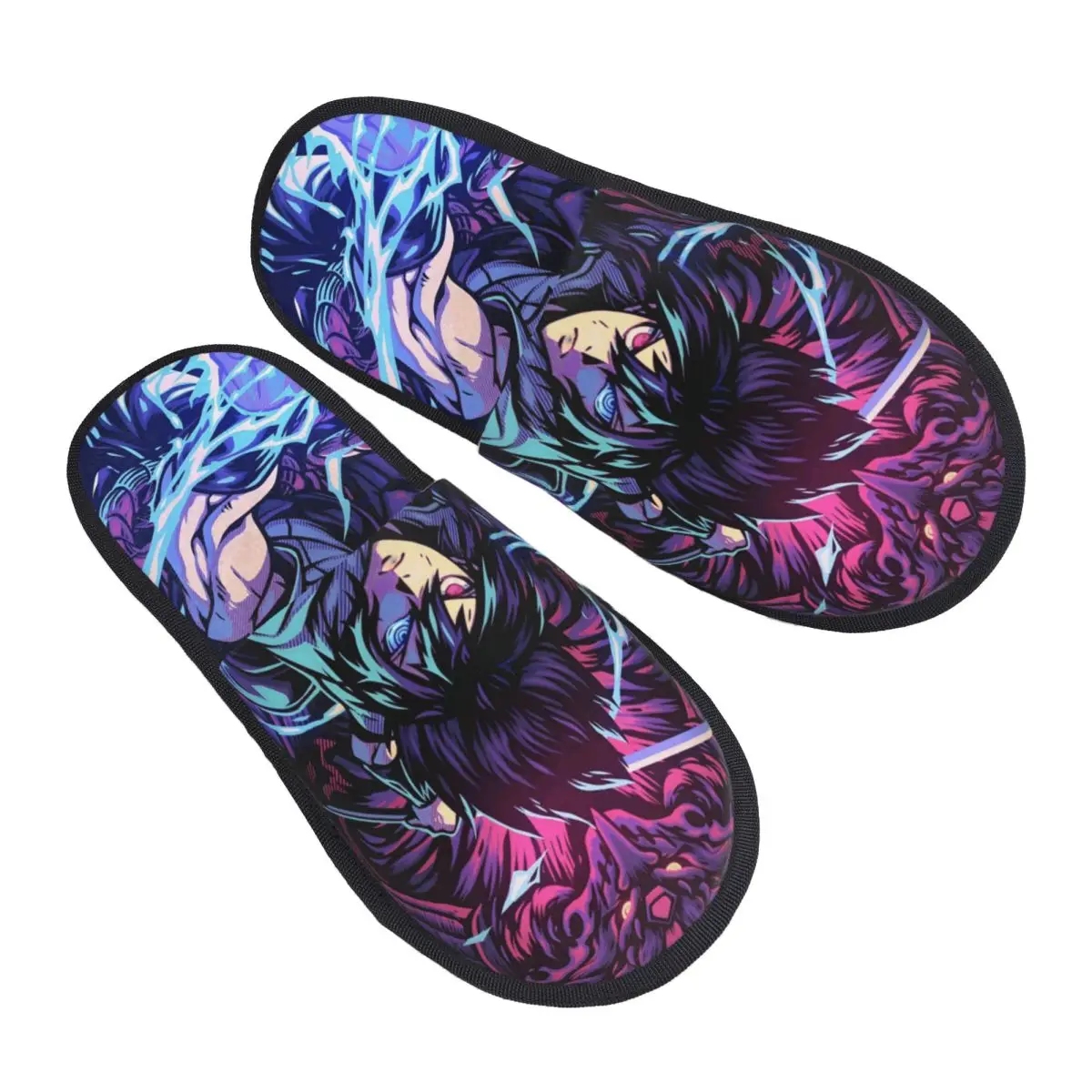 

Женские домашние тапочки с рисунком N-Narutoes S-Sasukes, мягкие теплые пушистые тапочки из пены с эффектом памяти, домашняя уличная обувь