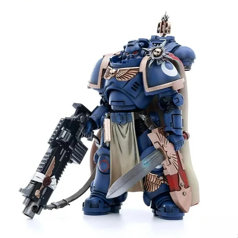 

Фигурка Joytoy Warhammer 40K 1/18: Крутой Капитан Ультрамаринов с тяжелым болтовым ружьем Master Crafted – коллекционная модель, аниме-фигурка, военная игрушка