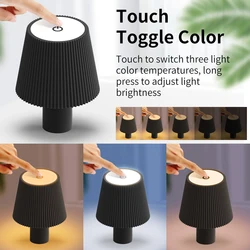 1pc Vintage Atmospheric Wine Bottle Lamp Charging LED Touch Decorative Table Lamp Brightness Adjustable For Bars Camping Gifts