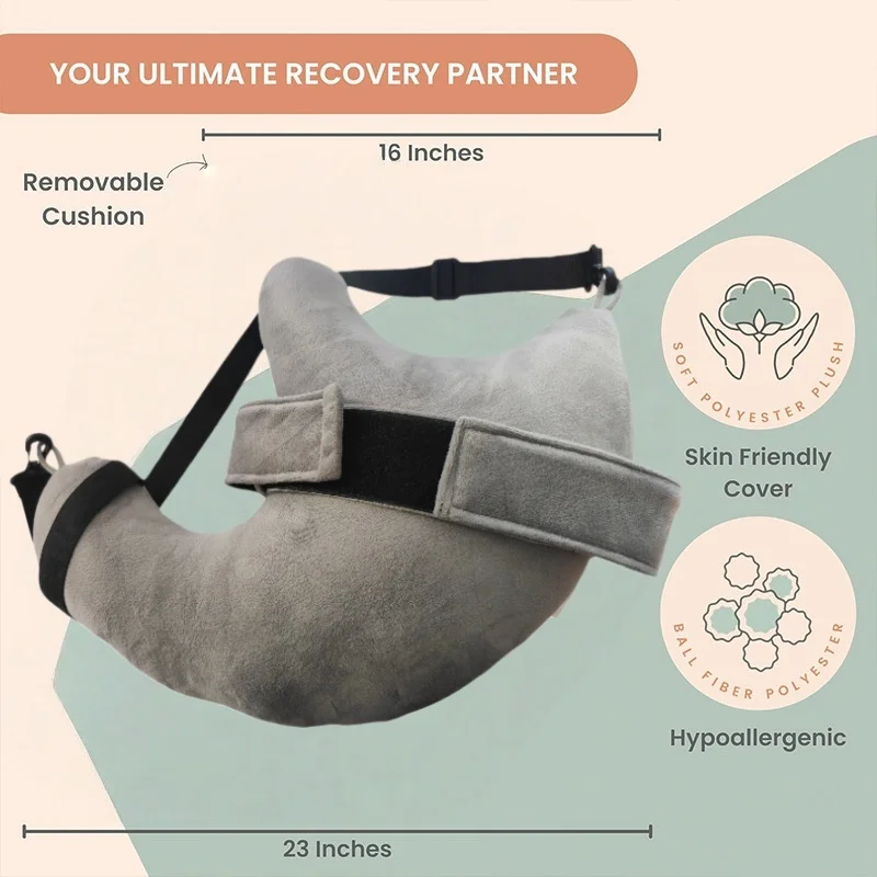 Shoulder Surgery Recovery Pillow Arm Support Pad for Side Sleepers Post-Operative Comfort for Shoulder Injury