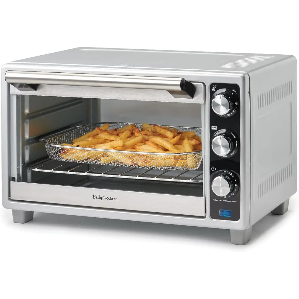 

6-Slice Convection Toaster Oven with Air Fryer, 0.8 Cu. Ft. Capacity, Multifunction Silver