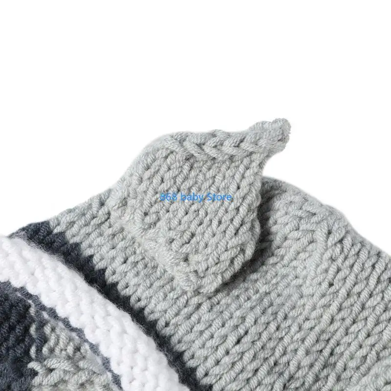 29EE Newborn Photography Posing Props Gift Crochet Knitted Hat Baby Infants Photo