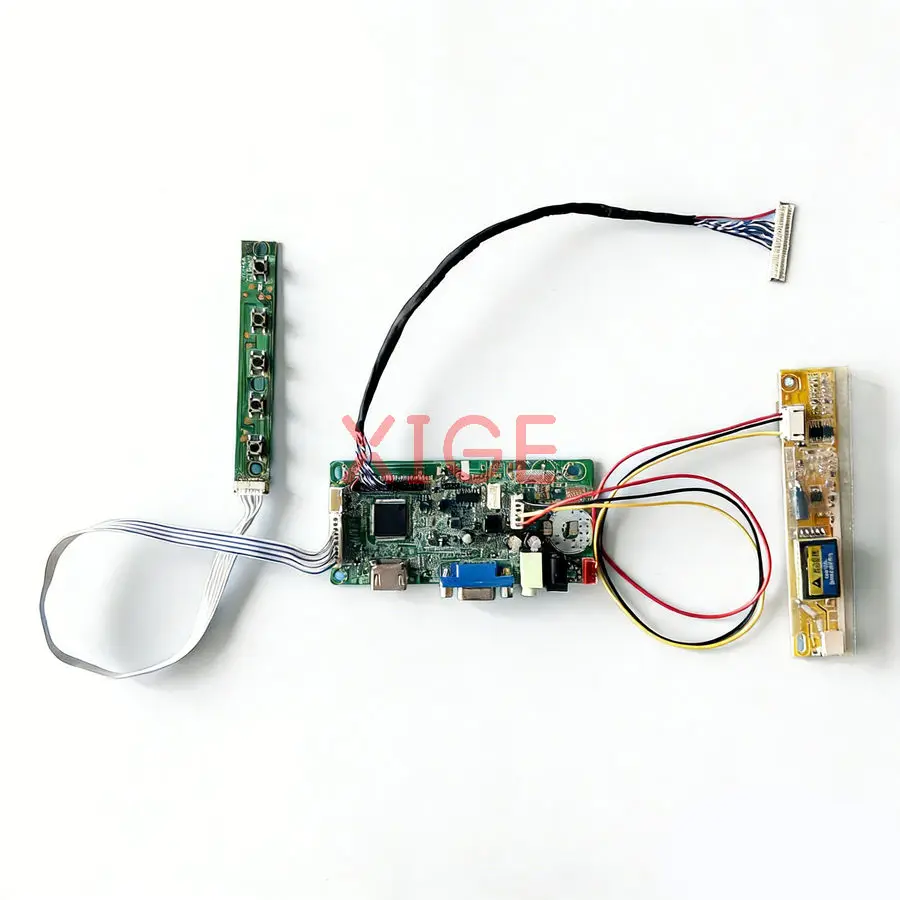 

Для N141X7 N141XC N141XA N141XB комплект платы контроллера привода дисплея DIY 30-контактный LVDS 1024x768 1-CCFL 1024*768 VGA HDMI-совместимый