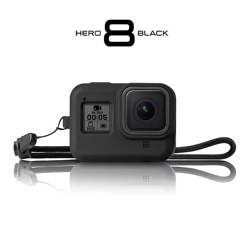Custodia morbida in Silicone per Gopro Hero 8 Black Action Camera Skin Shell per Go Pro 8 custodia Standard custodia protettiva accessori