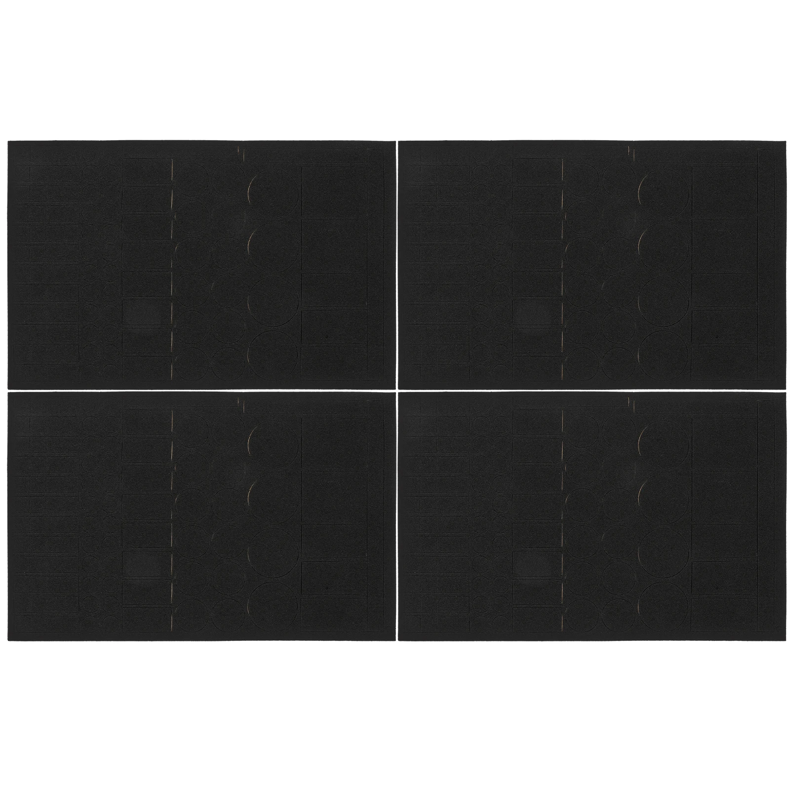 4 أوراق ملصقات يعتم الضوء غطاء LED مقاوم للماء لاصق تظليل التلفزيون #4