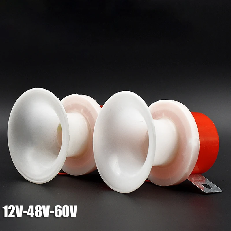 Note Horn Reversing Alarm Horn Speaker Beeper Buzzer 12V, 48V-60V Durable Motorcycle Voice Warning Brakes Horn