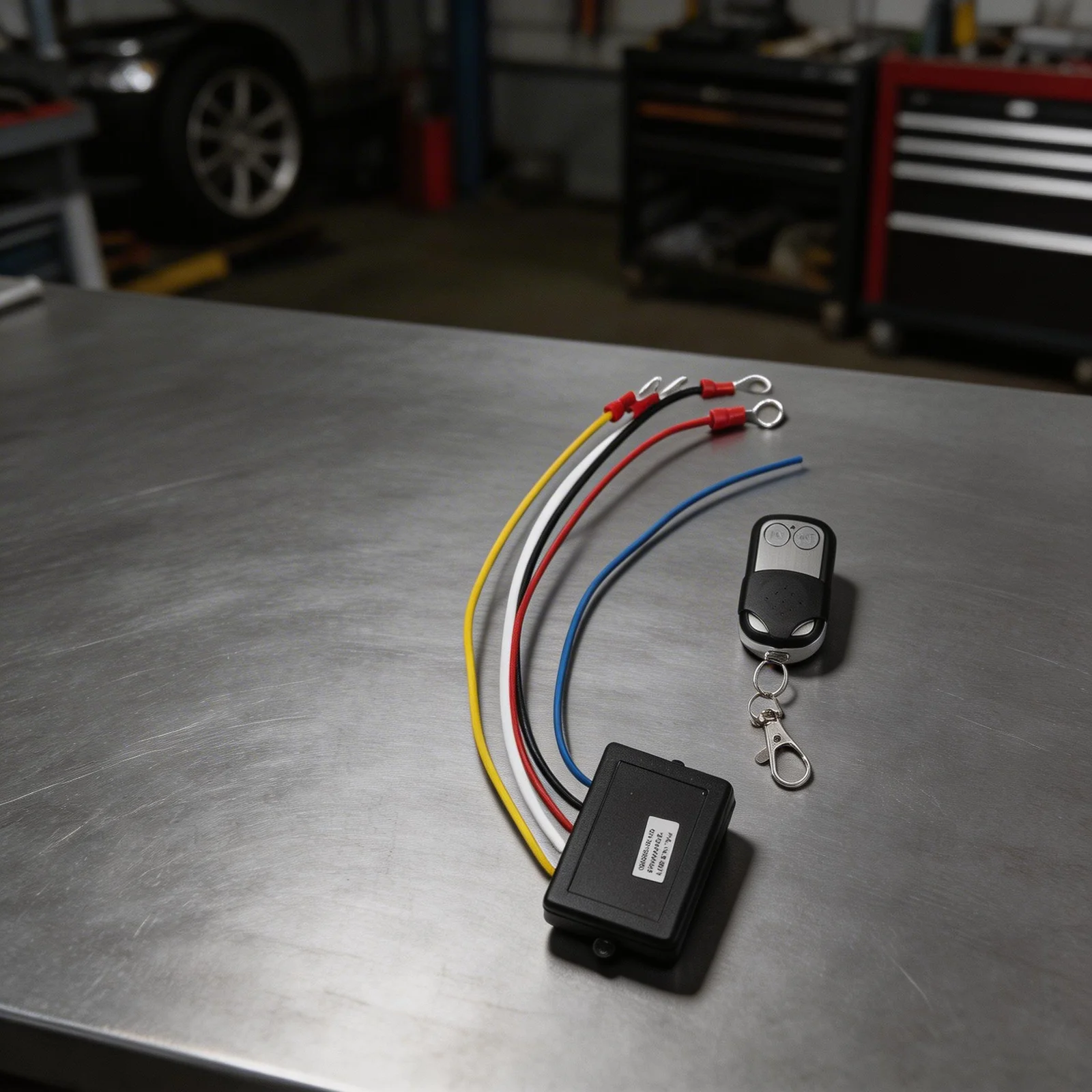 Wireless For Winch Remote Control Kit 12V 24V Waterproof RF Controller With 10A Relay For SUV Truck For Off Road Vehicle