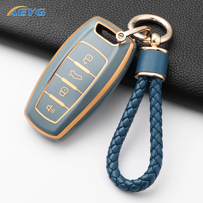 New Fashion TPU Car Key Case Cover For Great Wall Haval Hover H1 H4 H6 H7 H9 F5 F7 H2S GMW Coupe Protector Keychain Accessories