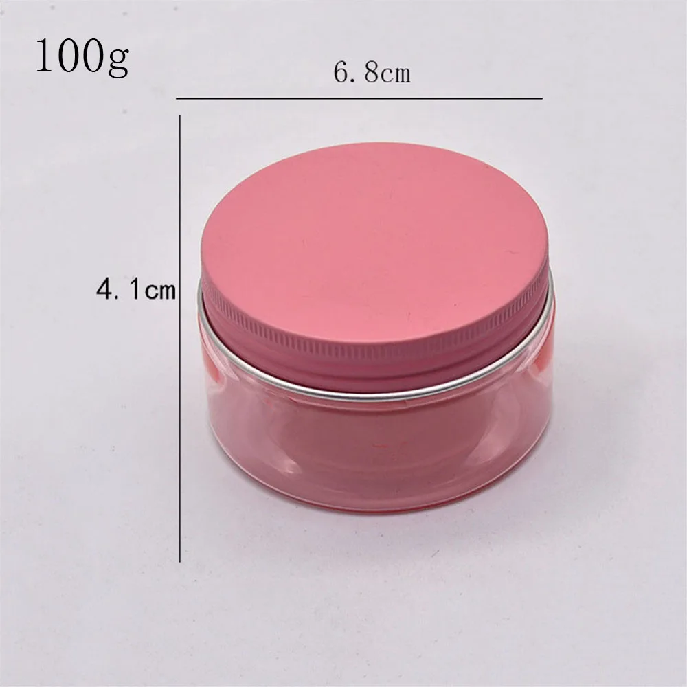 1 Pcs Plastic Circular Empty Can Of Cosmetics Dried Fruit And Tea Reusable Portable Travel Storage Container Of Different Sizes