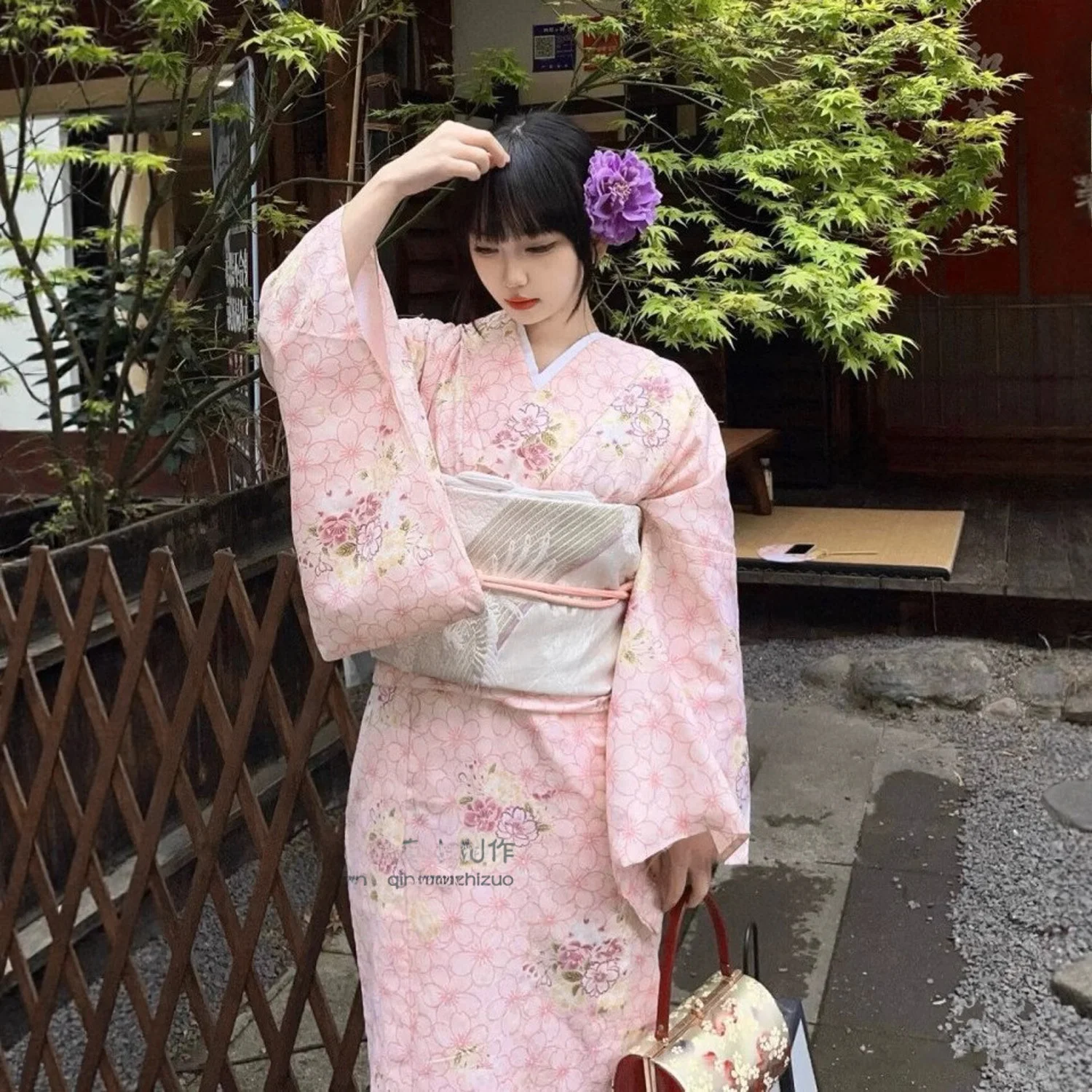 الخريف كيمونو Godd فتاة اليابانية Sle Batobe الألعاب النارية مهرجان السفر التصوير الملابس العرقية المرحلة زي النساء