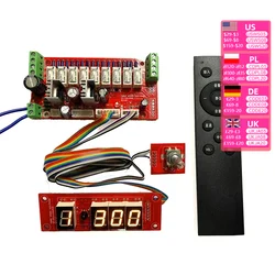 Relay Volume Board  Potentiometer Remote Control     With Display