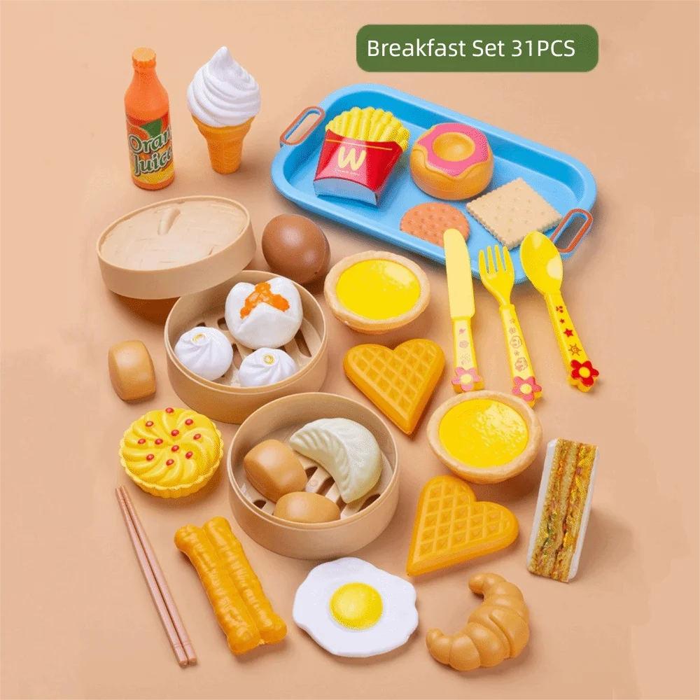 22/31/44/84 Uds. Juguete de cocina de simulación Multicolor albóndigas de dibujos animados juguete de desayuno chino bollos de vapor en miniatura