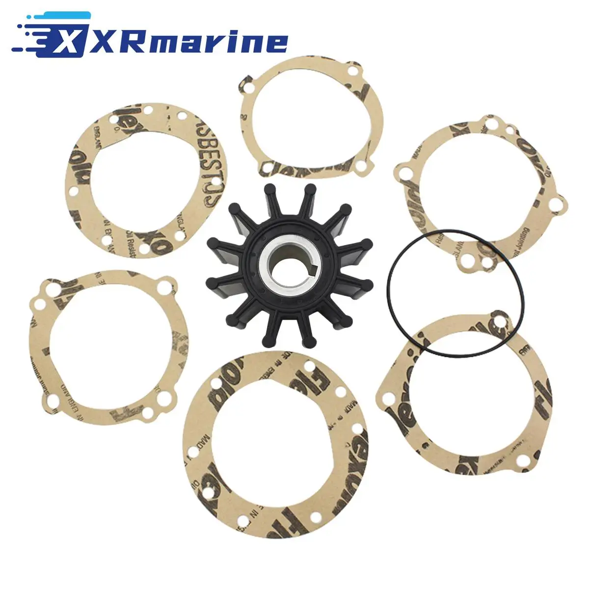 

Flexible Impeller Kit for Commander L-80 C2-10-610 Ford 351C.L Engine Water Pump J-80 1-1/4" Ports