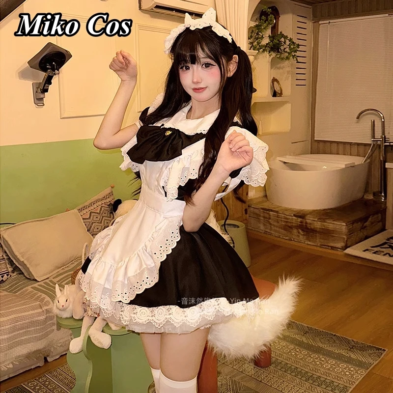 

Black White Lolita Maid Dress Costume Cosplay Costumes Cute Apron Outfit Maid Party Suit Princess Dress Women's Clothing Hot