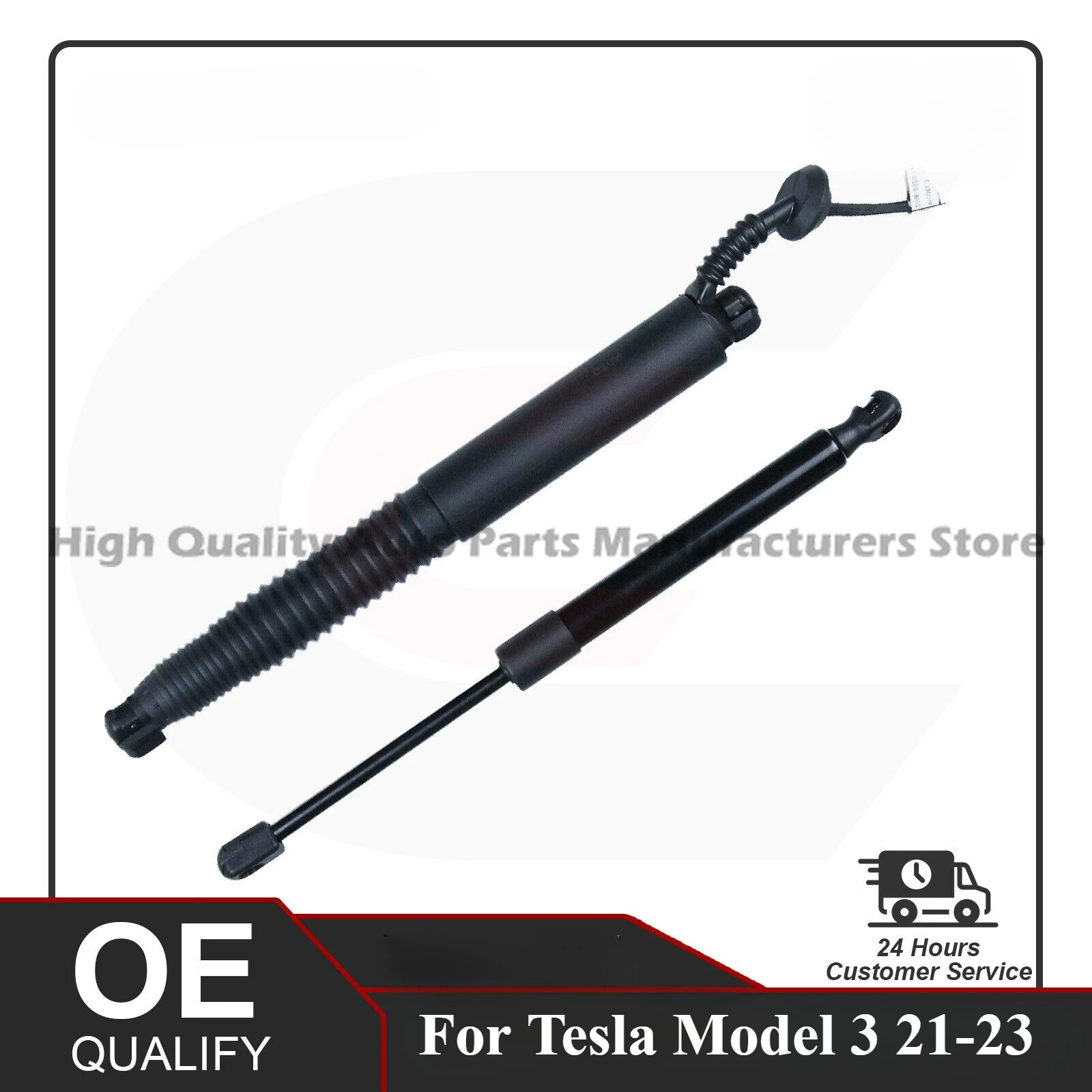 

Pair Rear Tailgate Power Hatch Lift Support Strut Shock For Tesla Model 3 21-23