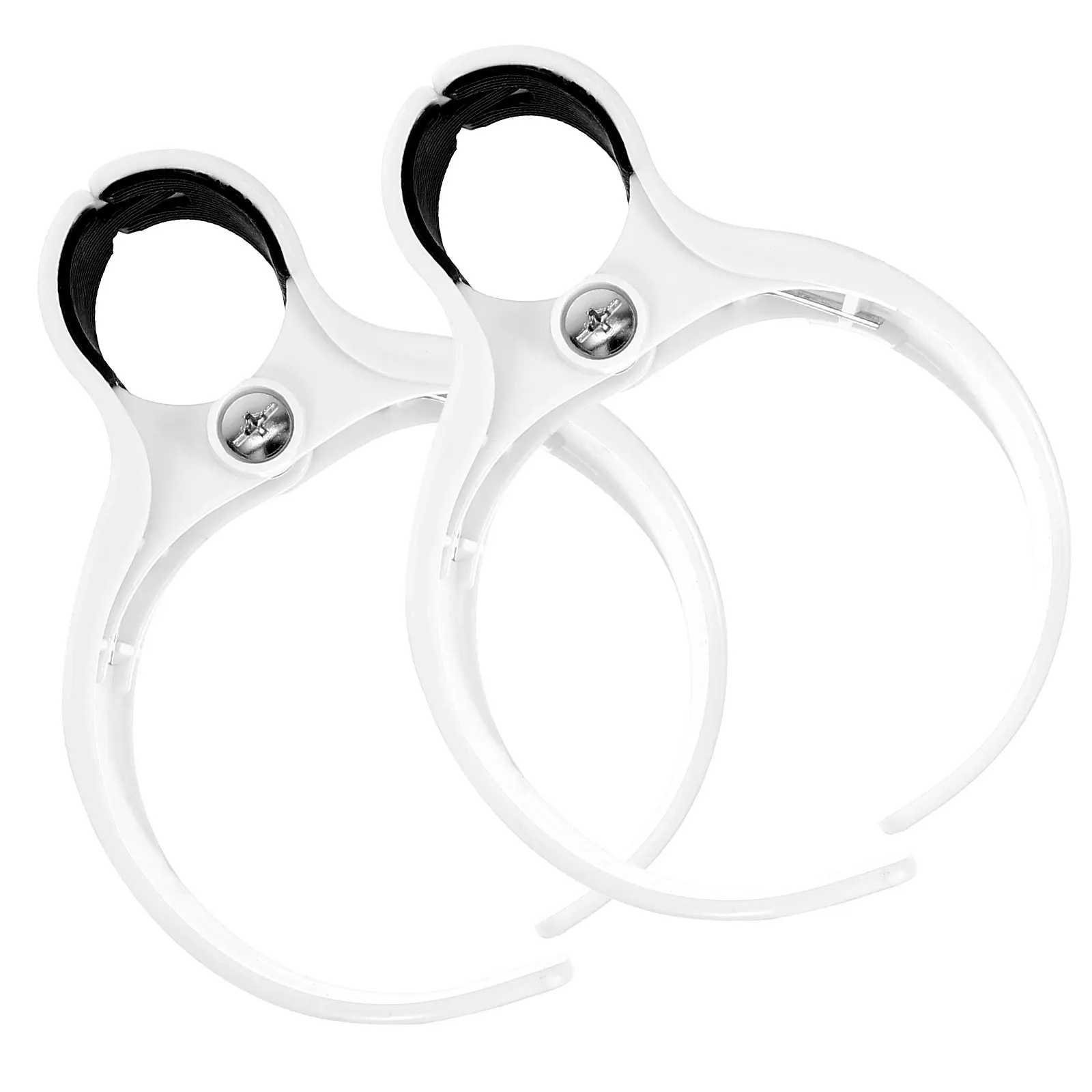 

2Pcs Clamp on Cup Holder Premium Material Rugged Design Locking Clamp for Coffee Cup Water Glass Tumbler Office Home Studio Use