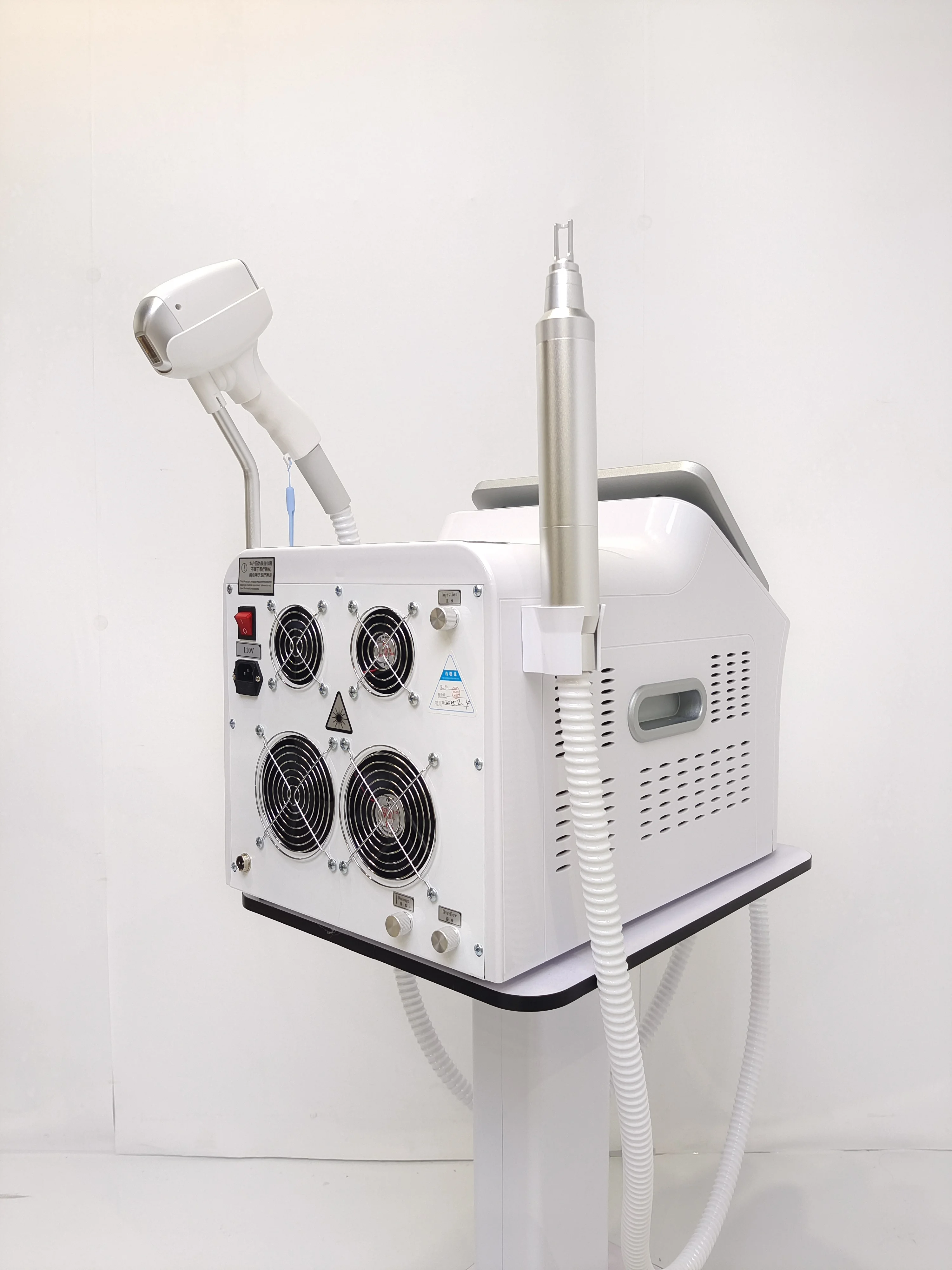 2025 2in1 3000 w 4000 w Titanium Ijs Platina Diode 4 Golflengte Laser ND YAG Machine Pijnloos Ontharing Depilador Machine