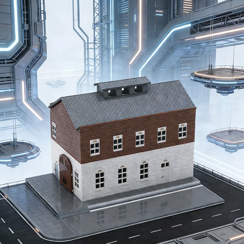 5809 PCS Urban Precision Auto Shop MOC Customize Modular Building Block Popular Model Brick Technology DIY Toy Christmas Gift