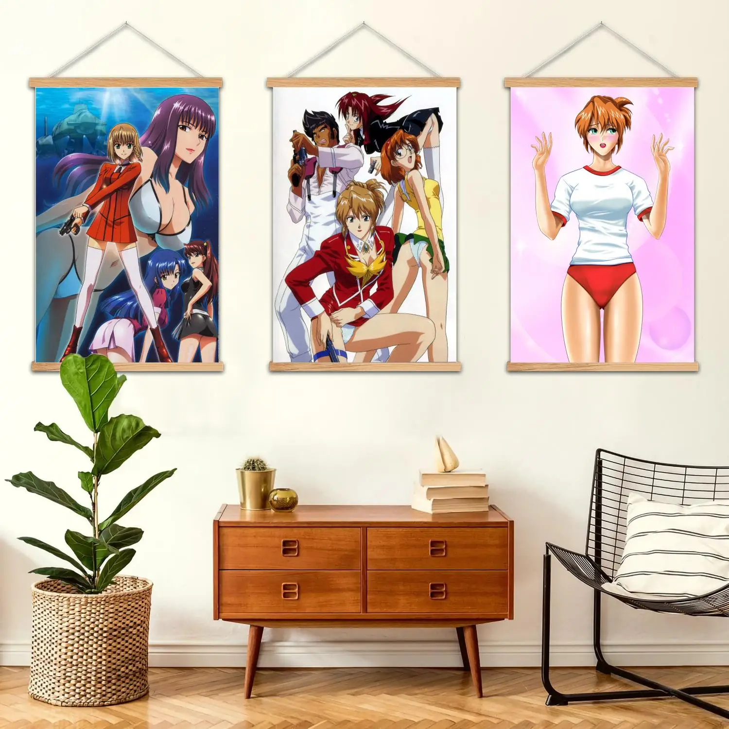 Aika مؤطرة جدار اللوحة قماش ملصق فني و جدار الفن، ديكور غرفة نوم الأسرة الحديثة، اللوحة الزخرفية