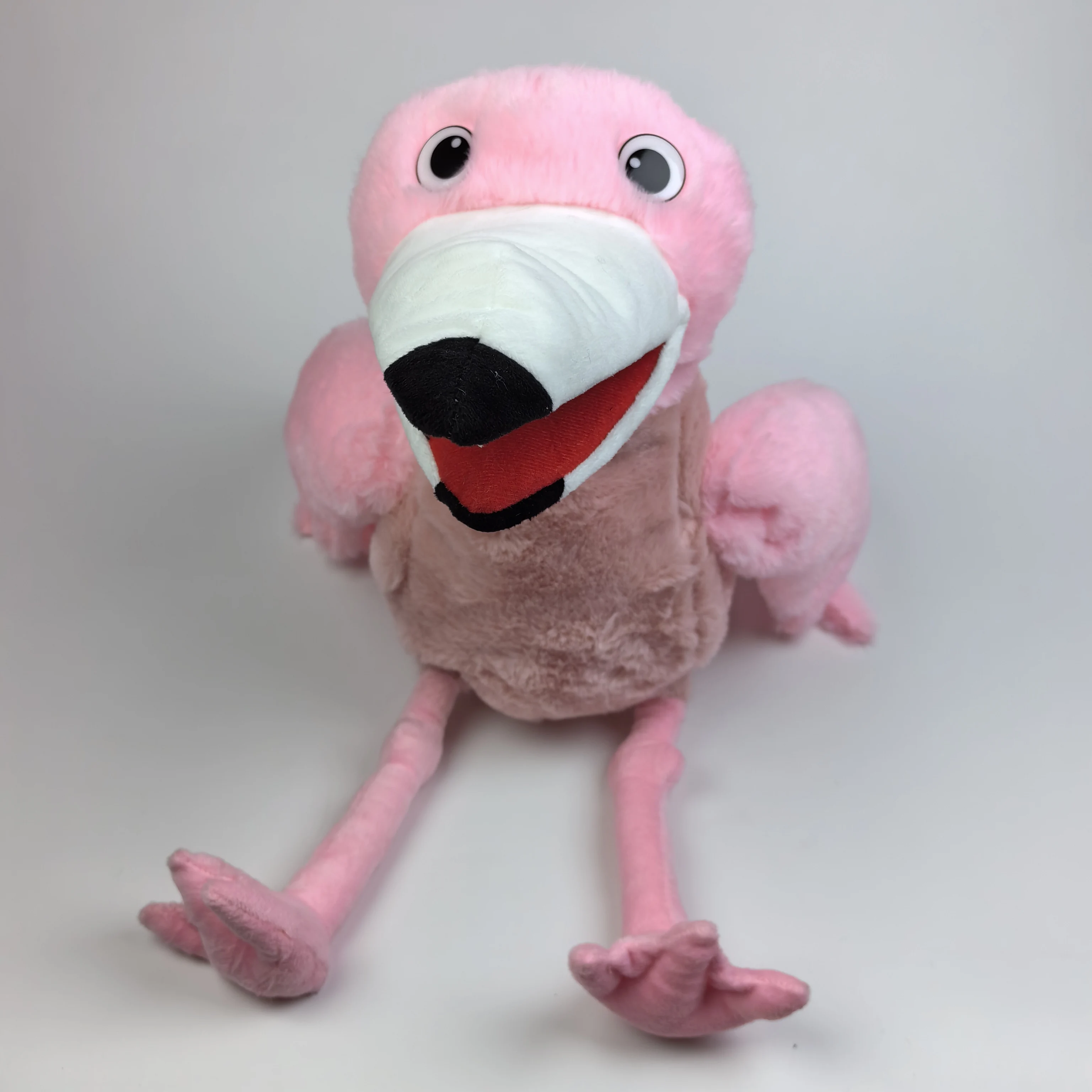 35-40cm Cute grove Stuffed Bird Hand Puppet Parrot Big Beak Bird Peacock Flamingos Owl Vulture Fun Stuffed Toy Hand Puppet