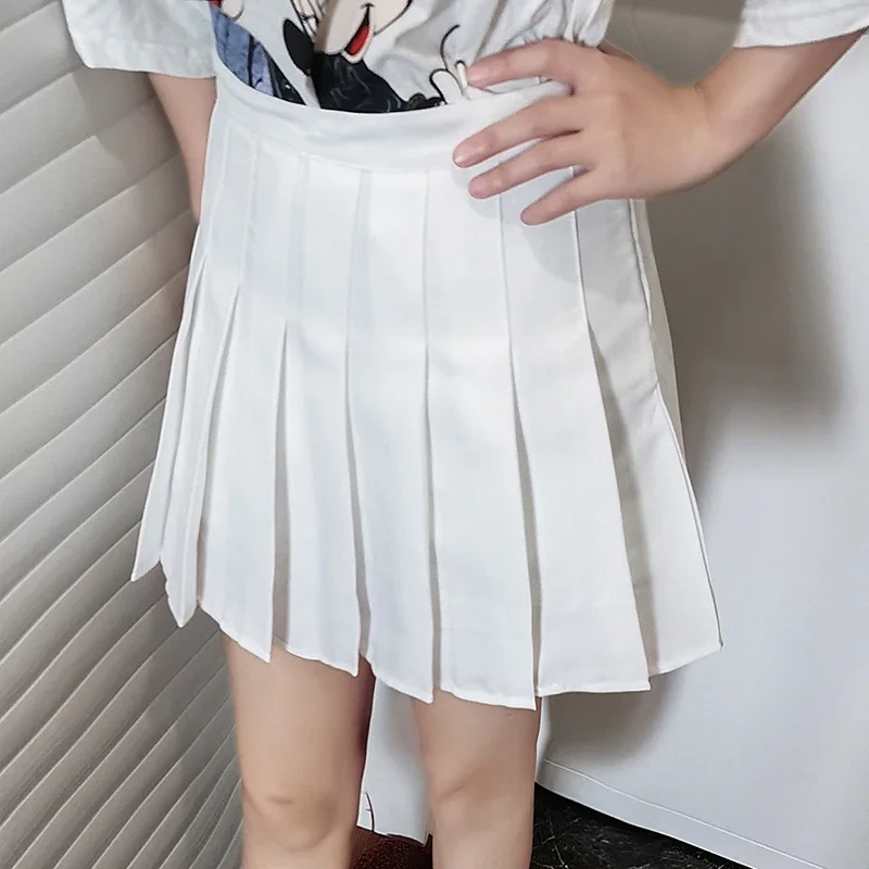 Mode coréenne Shorts jupe femmes taille haute Sexy Mini jupes pour dames bureau dame porter plissé Kawaii jupe femme