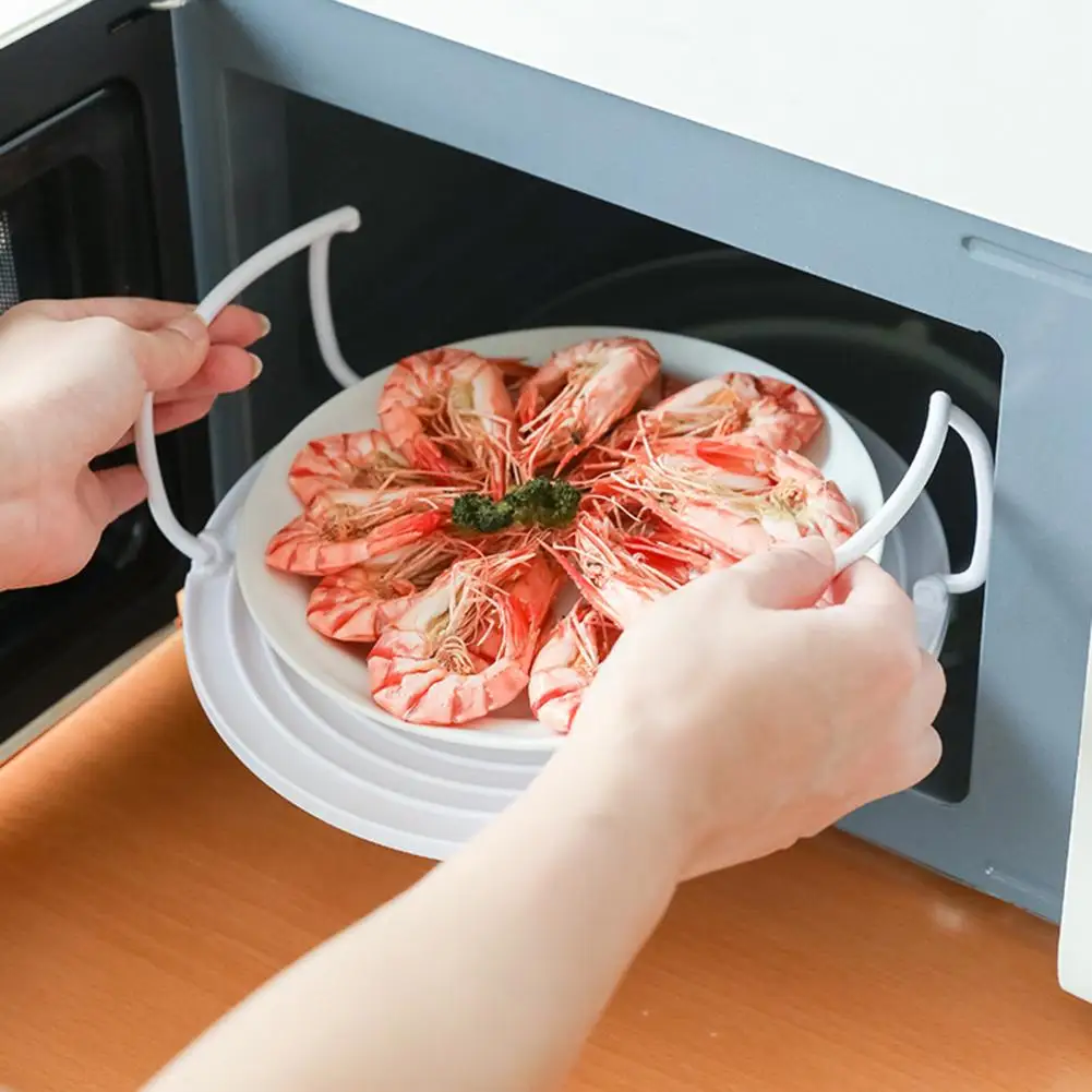 Steamer Rack Lightweight Microwave Tray PP Material Cooking  Useful Foldable Design Steam Shelf