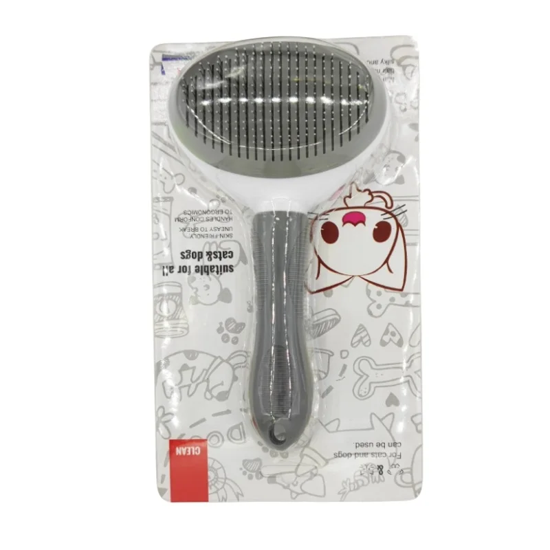 Self-cleaning Pet Hair Remove Comb Cat Slicker Brush Pet Hair Removal Comb For Cats Grooming Brushes Dog Combs Cat Accessories, image 7