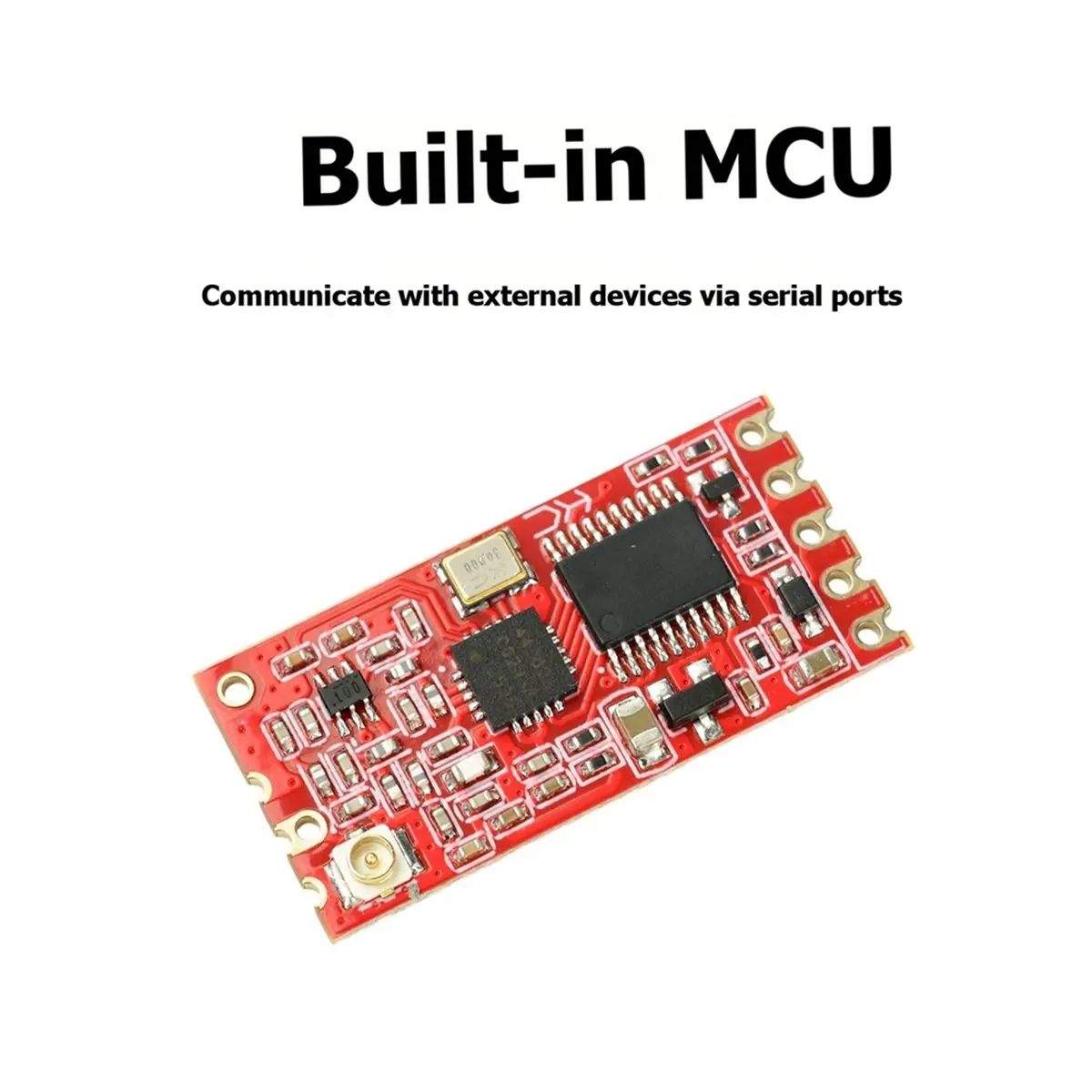 -12 Wireless Serial Communication Module 1000M Long Range SI4438 Transceiver UART 433MHz for Industrial Automation