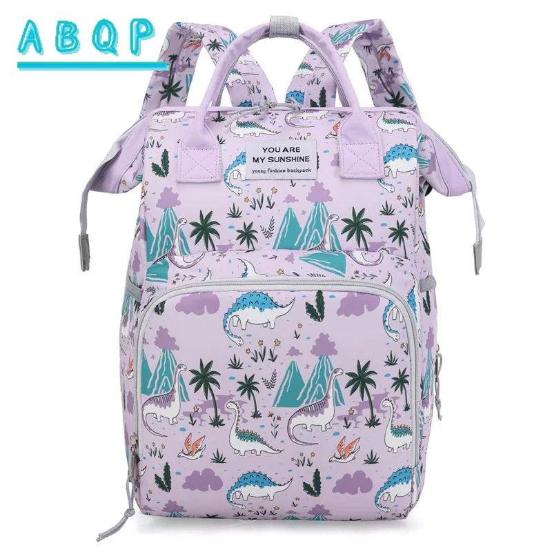 Diaper Bag Backpack Cartoon Fashion Baby Diaper Bag Backpack Multifunctional Large Capacity Baby Products Storage Backpack