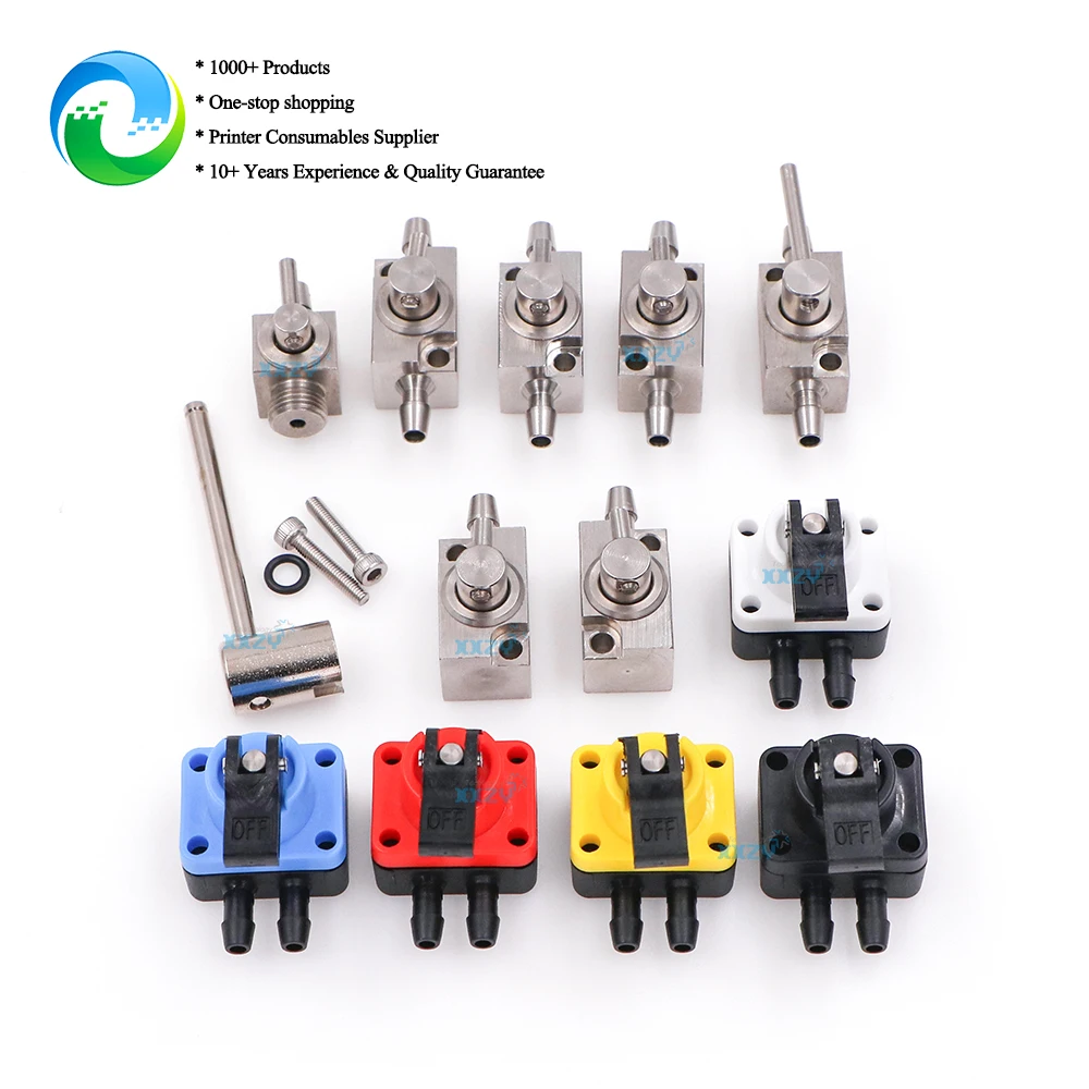 Printer 2-Way 3-Way Stainless Steel Valve Ink Cartridge Valve Switch UV Machine Sub Tank Valve